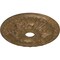 Ekena Millwork Granada Ceiling Medallion (Canopies up to 7 1/8"), 23 3/8"OD x 3 5/8"ID x 2 1/2"P, Rubbed Bronze CM23GARZS - alternate 4